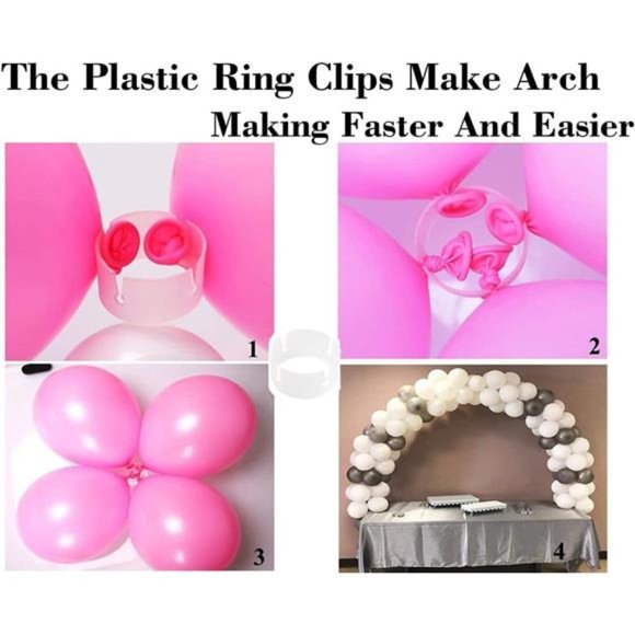 12ft Table Balloon Arch Kit For Birthday Decorations, Party,Wedding & Graduation - Picture 5 of 6